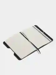 Блокнот BRAUBERG NOTE, с резинкой, 80 л, клетка, светло-серый, А5, 162 х 218 мм