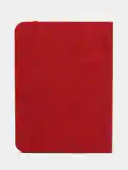 Блокнот BRAUBERG NOTE, А5, красный, под кожу, софт-тач, с резинкой, 162х218 мм, 80 листов