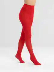 Красный женские капроновые колготки, цветные