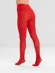 Красный женские капроновые колготки, цветные