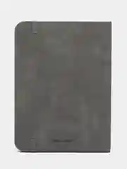 Блокнот А5 Brauberg "Note", софт-тач, с резинкой, клетка, серый, 80 листов, 162 х 218 мм