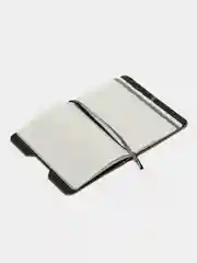 Блокнот А5 Brauberg "Note", софт-тач, с резинкой, клетка, серый, 80 листов, 162 х 218 мм