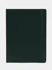 Блокнот BRAUBERG ULTRA, балакрон, 96 л, клетка ,темно-зеленый, 180 х 250 мм, В5, 80 г/м2