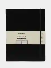 Блокнот-скетчбук BRAUBERG ULTRA, 96 л, без линовки, черный, В5, 180 х 250