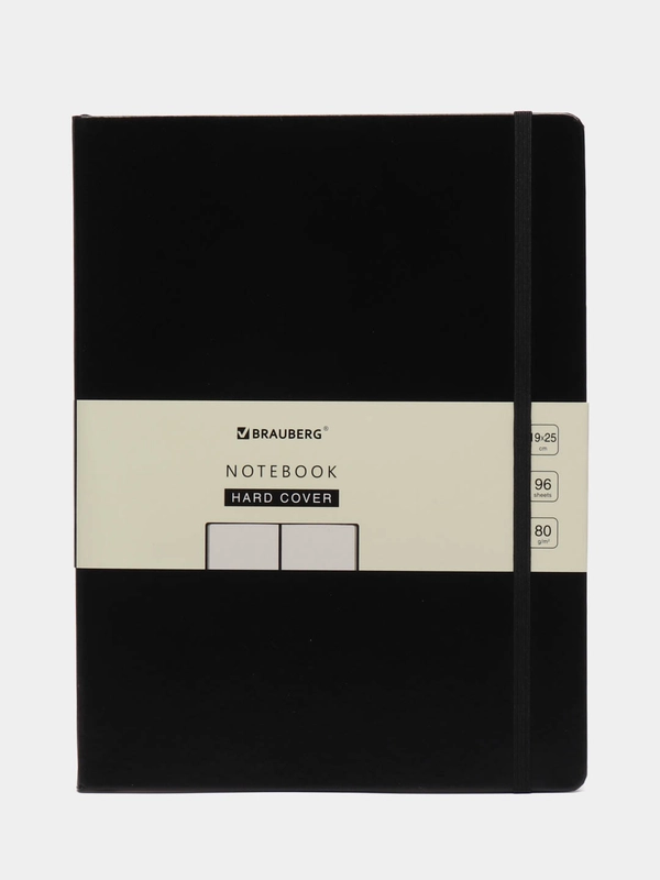 Блокнот-скетчбук BRAUBERG ULTRA, 96 л, без линовки, черный, В5, 180 х 250