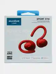 Красный беспроводные наушники Soundcore Anker Sport X10