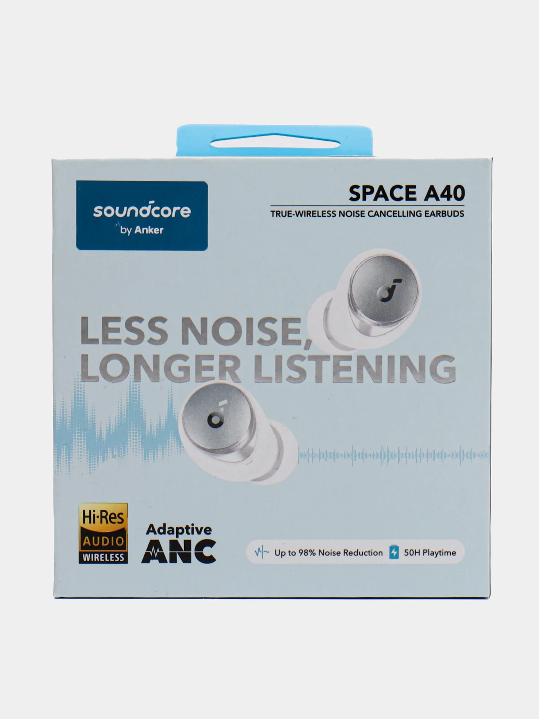 Белый беспроводные наушники SOUNDCORE Anker Space A40