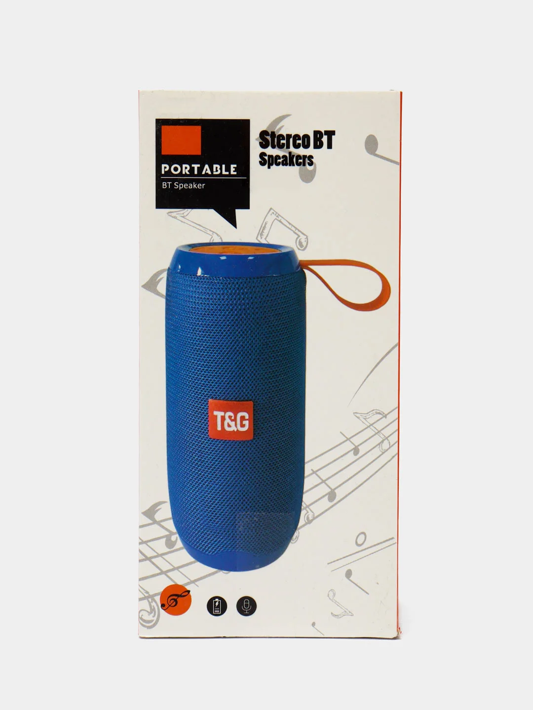 Синий беспроводная портативная Bluetooth колонка TG106