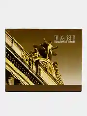 Коричневый кошелек из натуральной кожи FANI