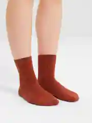 Медный носки унисекс, однотонные, высокие