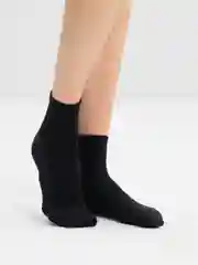Черный носки унисекс, мужские, женские, средней длины, однотонные