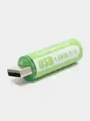Аккумуляторные батарейки, пальчиковые, тип АА, зарядка от USB
