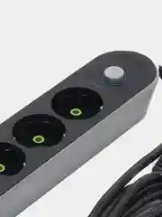 Белый сетевой фильтр с тремя USB портами, 4 евророзетки/3 usb порта,3 евророзетки