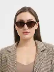 Коричневый солнцезащитные очки, женские, UV400