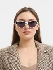 Белый солнцезащитные очки, женские, UV400