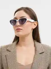 Белый солнцезащитные очки, женские, UV400