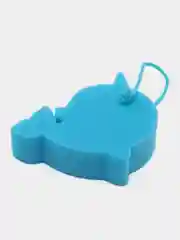Синий губка для тела поролоновая, фигурная