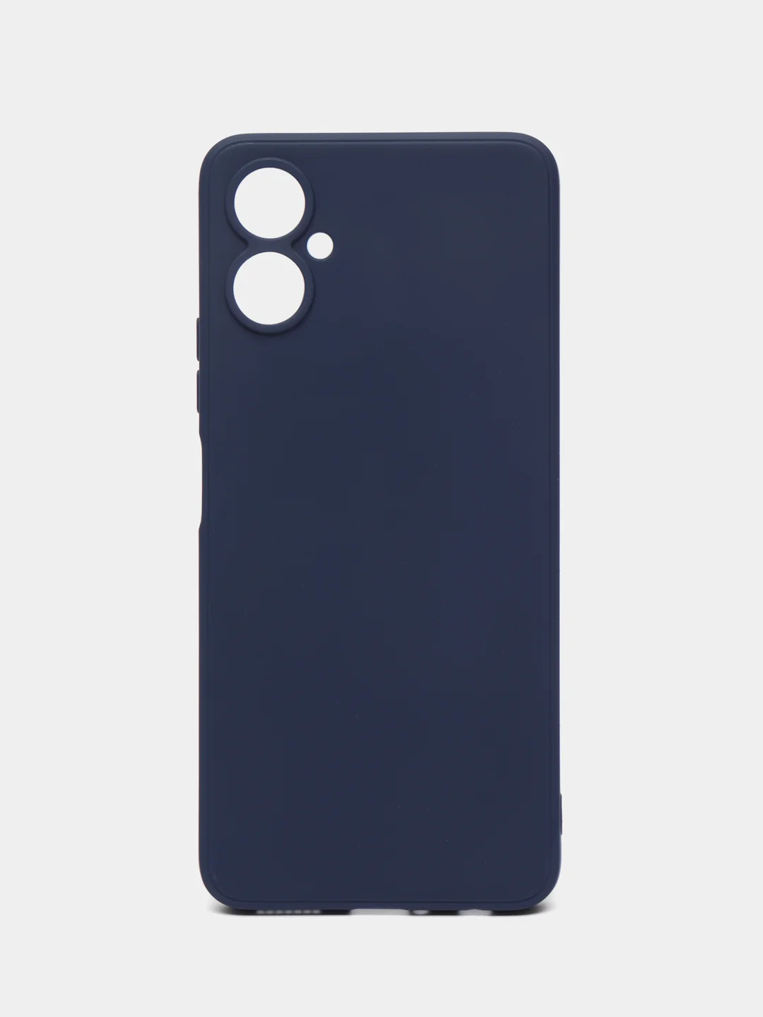 Темно-синий силиконовый чехол Tecno Camon 19 Neo (Техно Камон 19 Нео), прозрачный