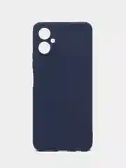 Темно-синий силиконовый чехол Tecno Camon 19 Neo (Техно Камон 19 Нео), прозрачный