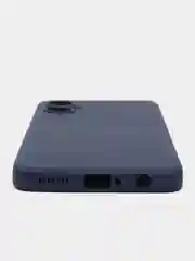 Темно-синий силиконовый чехол Tecno Camon 19 Neo (Техно Камон 19 Нео), прозрачный