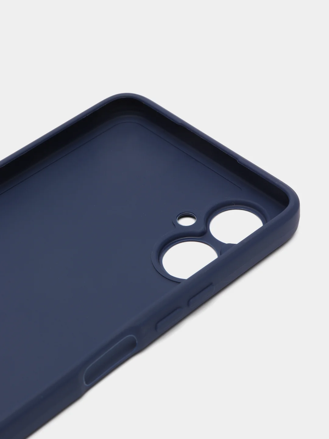 Темно-синий силиконовый чехол Tecno Camon 19 Neo (Техно Камон 19 Нео), прозрачный