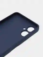 Темно-синий силиконовый чехол Tecno Camon 19 Neo (Техно Камон 19 Нео), прозрачный