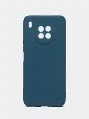 Синий чехол Honor 50 Lite, Huawei Nova 8i, (Хонор 50 лайт, Нова 8ай), силиконовый прозрачный