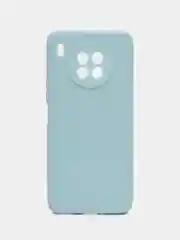 Светло-синий чехол Honor 50 Lite, Huawei Nova 8i, (Хонор 50 лайт, Нова 8ай), силиконовый прозрачный