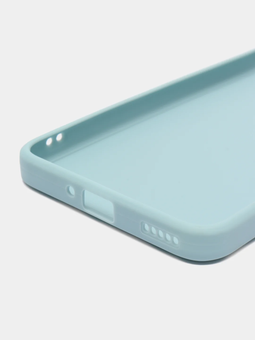 Светло-синий чехол Honor 50 Lite, Huawei Nova 8i, (Хонор 50 лайт, Нова 8ай), силиконовый прозрачный