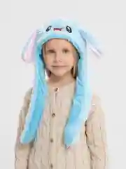 Лазурный шапка детская светящаяся с двигающимися ушками