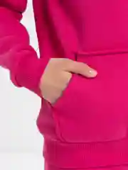 Фуксия костюм спортивный детский, утепленный на флисе