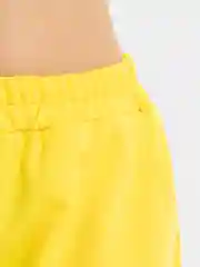 Желтый комплект для девочки, двухнитка, летний