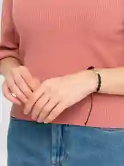 Черный женский, мужской плетеный браслет на руку "Ом", красная нить, ручная работа, унисекс