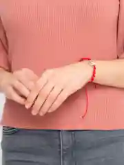 Красный женский, мужской плетеный браслет на руку "Ом", красная нить, ручная работа, унисекс