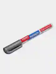 Маркер-краска лаковый EXTRA (paint marker) 1 мм, СЕРЕБРЯНЫЙ, УСИЛЕННАЯ НИТРО-ОСНОВА