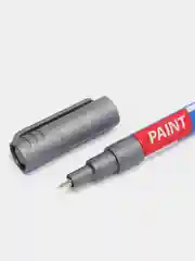 Маркер-краска лаковый EXTRA (paint marker) 1 мм, СЕРЕБРЯНЫЙ, УСИЛЕННАЯ НИТРО-ОСНОВА