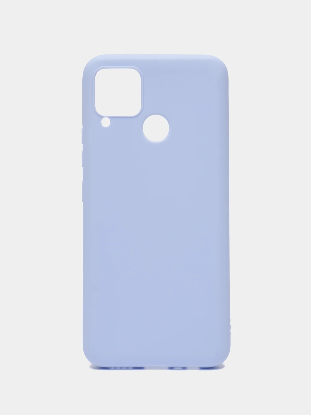 Ледяной чехол для Realme C15, C25, C25S (Реалми С25 / С25С), силиконовый, цветной, матовый