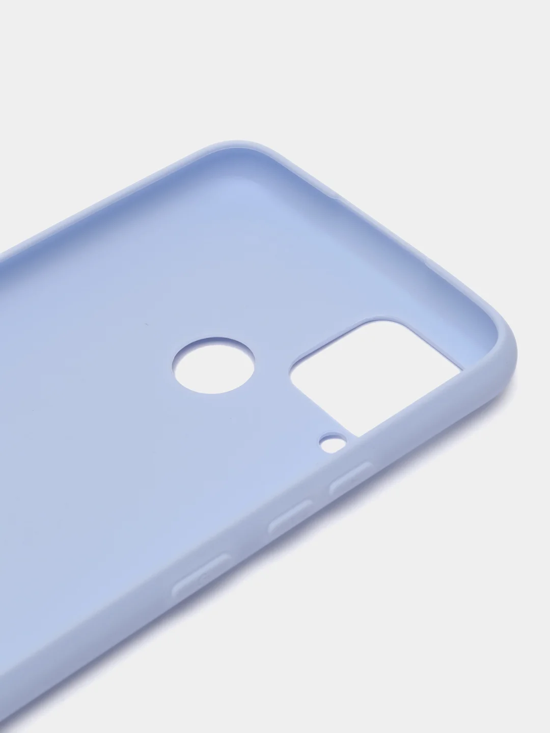 Ледяной чехол для Realme C15, C25, C25S (Реалми С25 / С25С), силиконовый, цветной, матовый