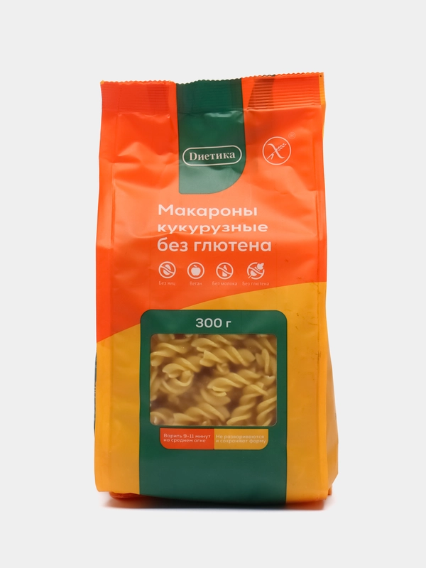 Макароны фигурные, из кукурузной муки, спираль, 300 г