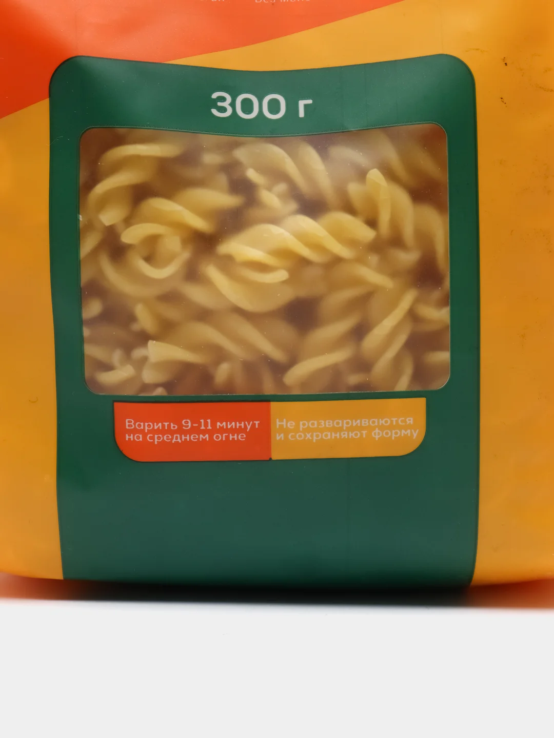 Макароны фигурные, из кукурузной муки, спираль, 300 г