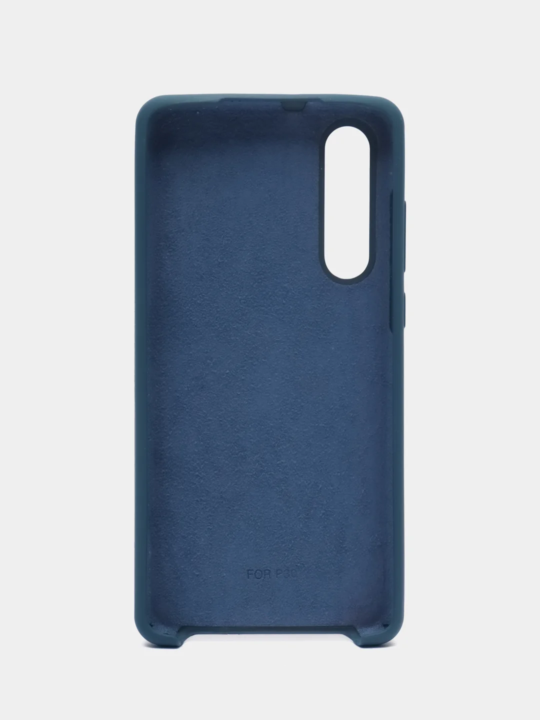 Синий меланж чехол Silicone Case для Huawei P30