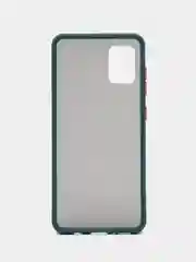 Красный чехол для Samsung A31 с окантовкой