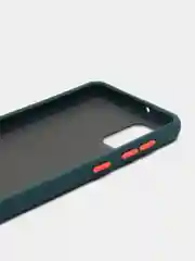 Красный чехол для Samsung A31 с окантовкой