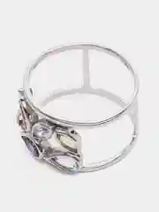 Кольцо Main Dizzain, из серебра, с миксом камней
