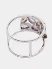 Кольцо Main Dizzain, из серебра, с миксом камней