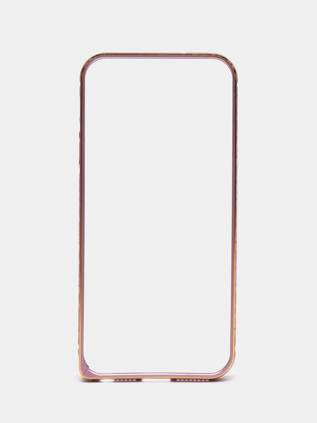Розовый бампер алюминиевый для iPhone 5 / 5S / SE, с узором