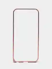Розовый бампер алюминиевый для iPhone 5 / 5S / SE, с узором