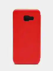 Красный чехол-книжка на Samsung Galaxy A3(2016)/A310