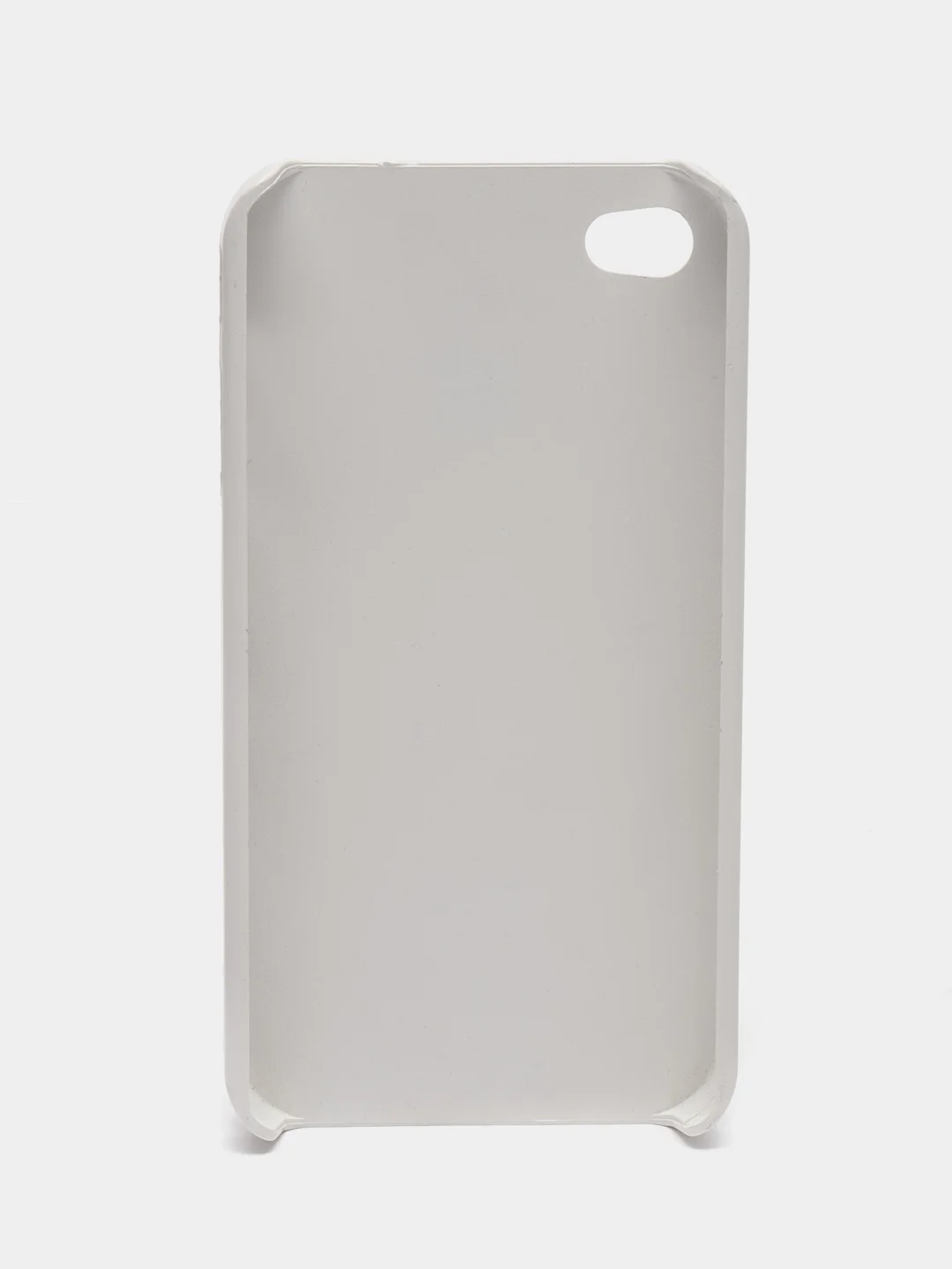 Белый пластиковый чехол для iPhone 4/4s