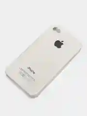 Белый пластиковый чехол для iPhone 4/4s